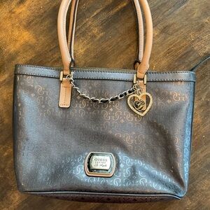 GUESS silver grey Shoulder Bag
